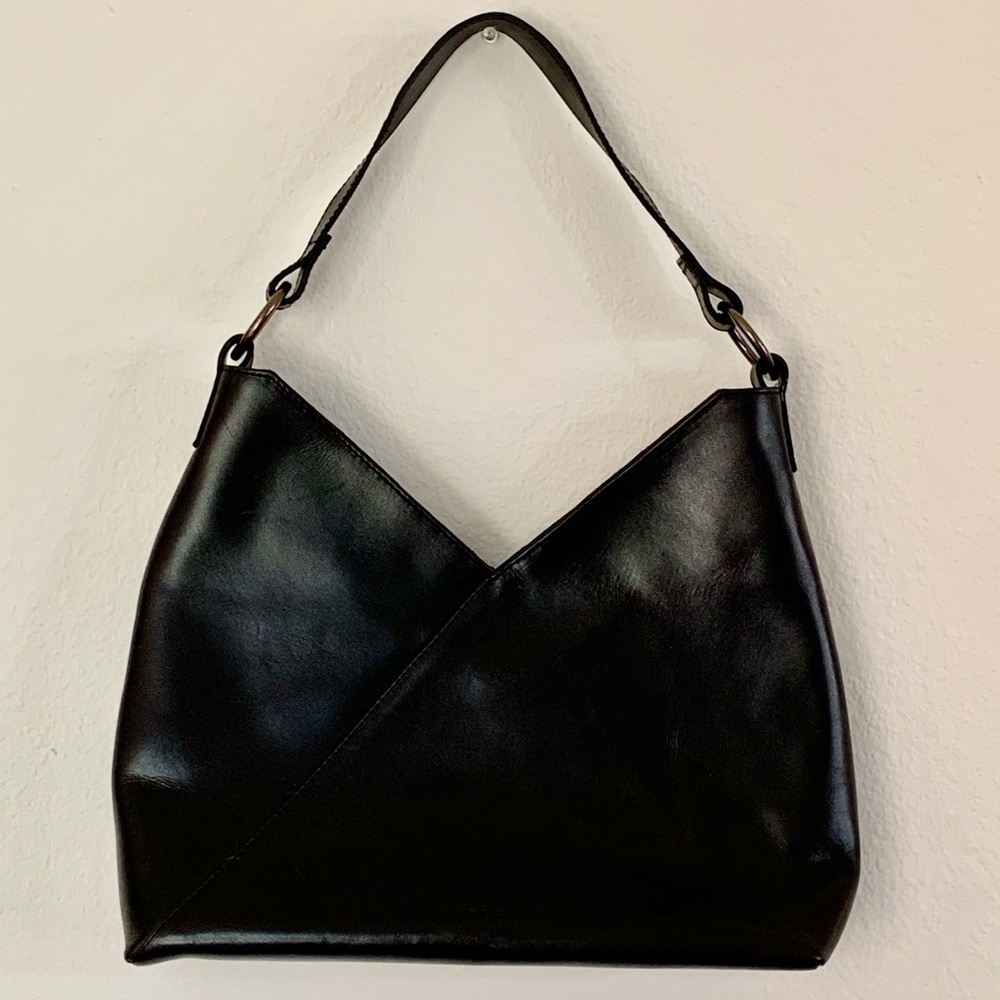 Black leather Able shoulder bag